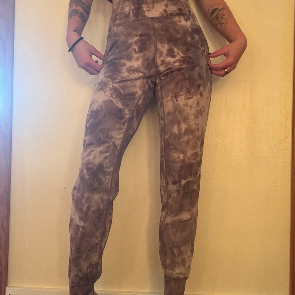 lululemon athletica purple Tie-Dye Joggers